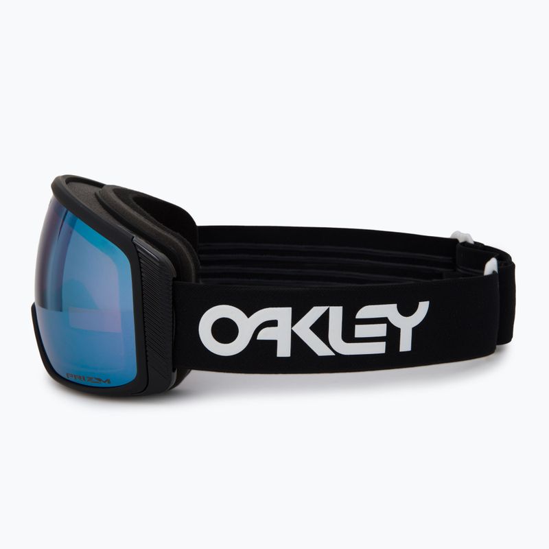 Oakley Flight Tracker M factory pilot black/prizm snow sapphire iridium ski goggles 4