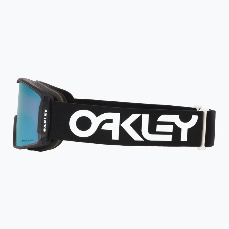 Oakley Line Miner L factory pilot black/prizm snow sapphire iridium ski goggles 4