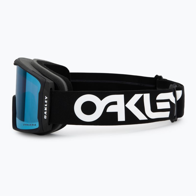 Oakley Line Miner M factory pilot black/prizm snow sapphire iridium ski goggles 4