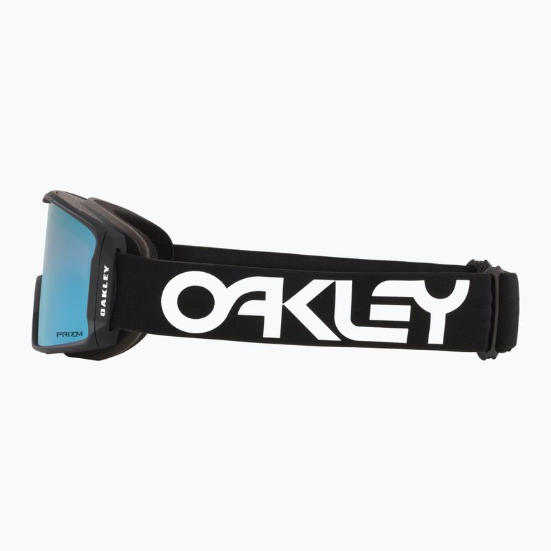 Oakley Line Miner M factory pilot black/prizm snow sapphire iridium ski goggles 4