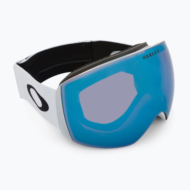 Oakley Flight Deck matte white/prizm snow sapphire iridium ski goggles OO7050-91