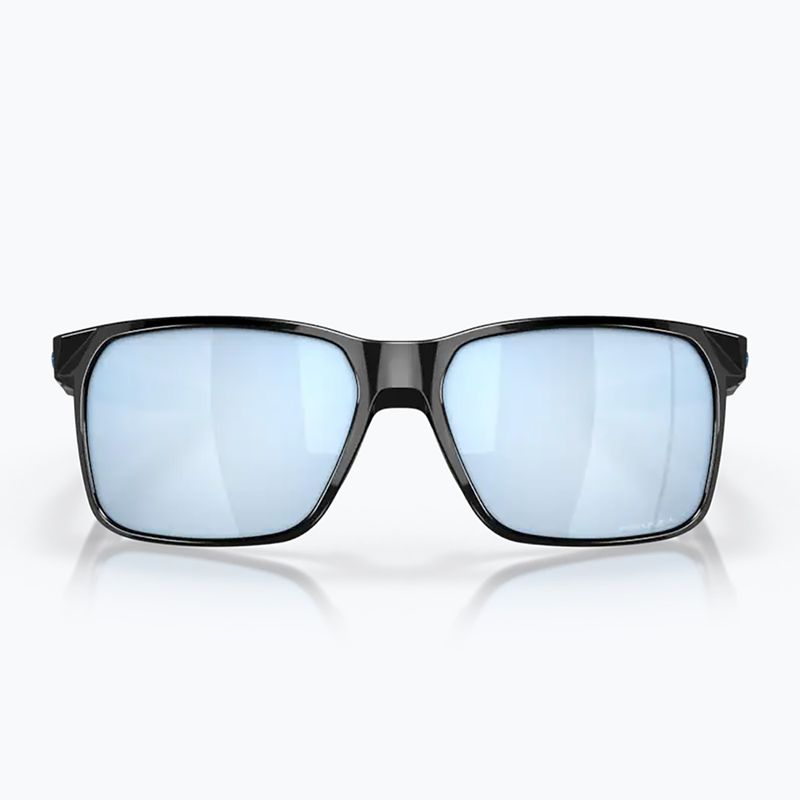 Oakley Portal X sunglasses polished black/prizm deep water polarized 7