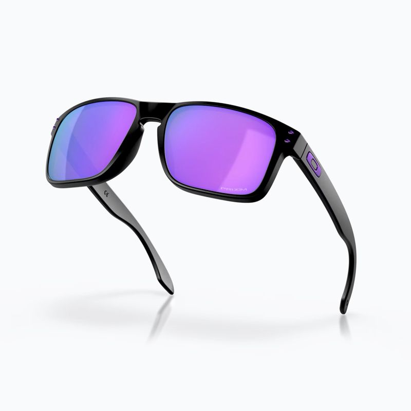Oakley Holbrook matte black/prizm violet sunglasses 4