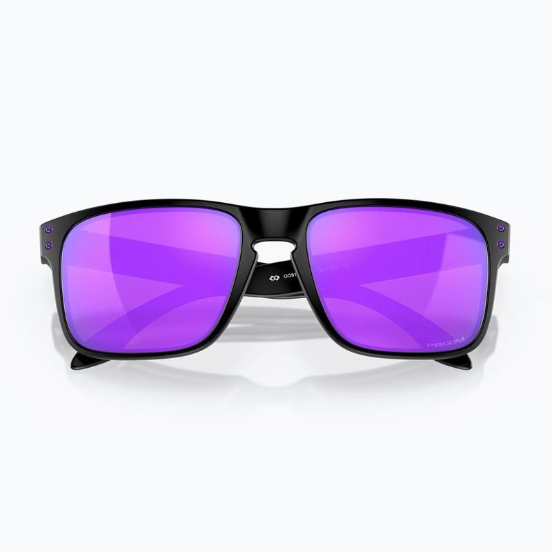 Oakley Holbrook matte black/prizm violet sunglasses 5