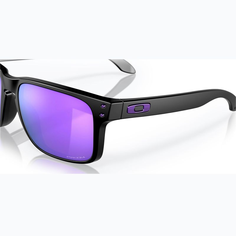 Oakley Holbrook matte black/prizm violet sunglasses 6