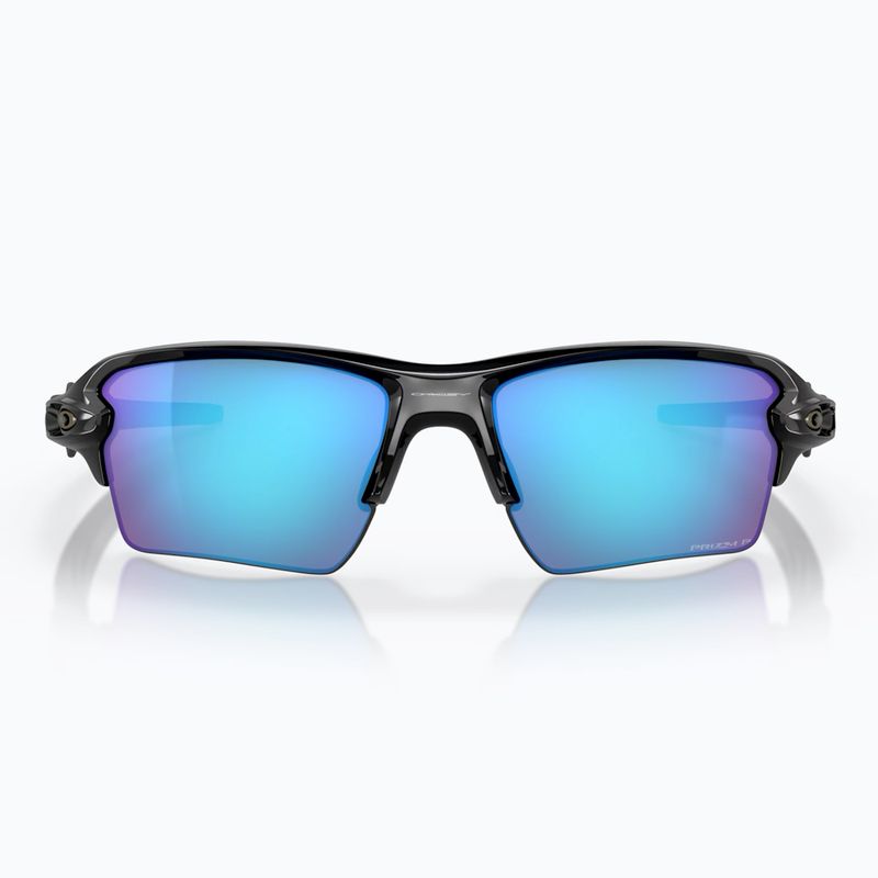 Oakley Flak 2.0 XL polished black/prizm sapphr irid polar sunglasses 7