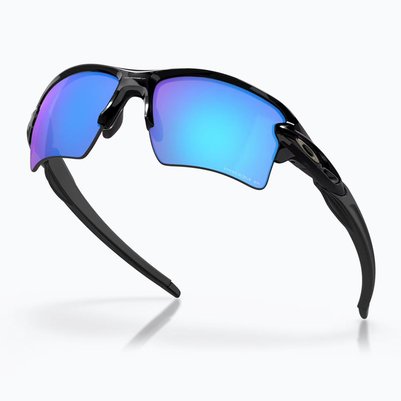 Oakley Flak 2.0 XL polished black/prizm sapphr irid polar sunglasses 9