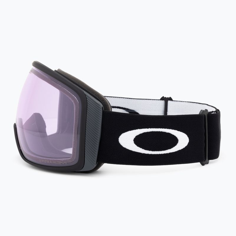 Oakley Flight Tracker matte black/prizm snow clear ski goggles 4