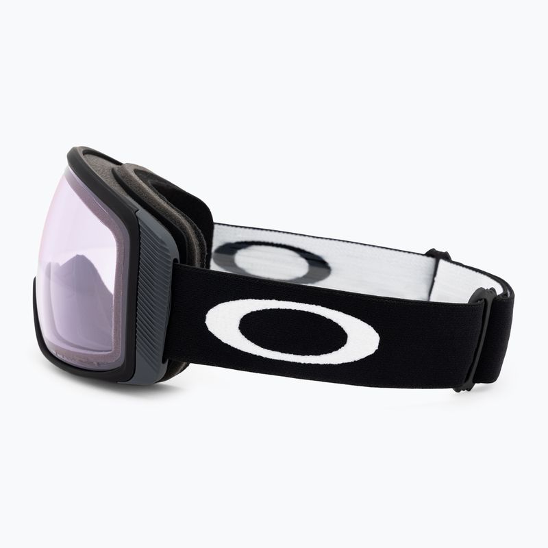 Oakley Flight Tracker matte black/prizm snow rose ski goggles 4