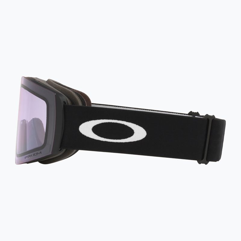 Oakley Fall Line matte black/prizm snow clear ski goggles 8
