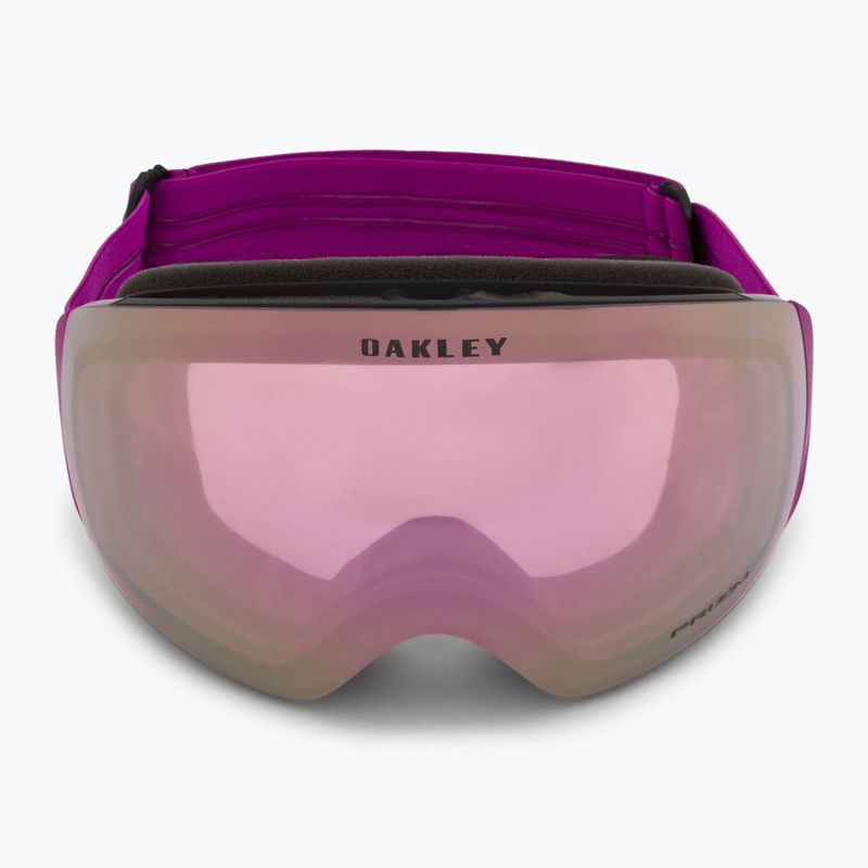 Oakley Flight Deck matte ultra purple/prizm snow hi pink iridium ski goggles OO7064-B4 2