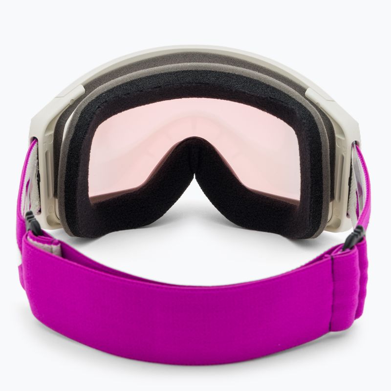 Oakley Flight Tracker matte ultra purple/prizm snow hi pink iridium ski goggles OO7105-47 3