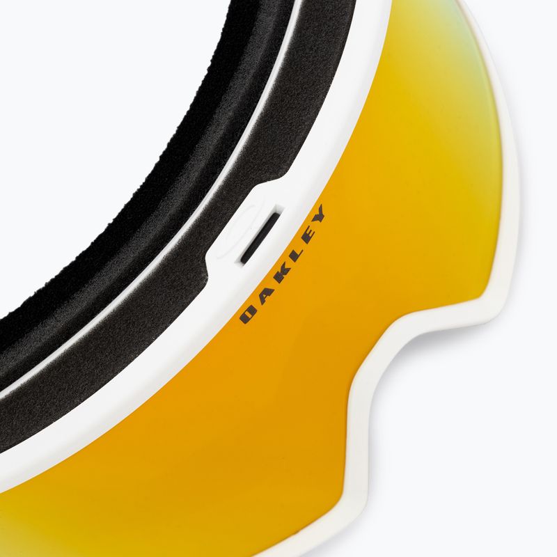 Oakley Target Line matte white/fire iridium ski goggles OO7120-07 5