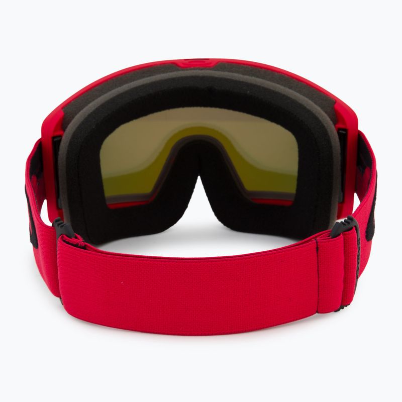 Oakley Target Line M redline/fire iridium ski goggles 3