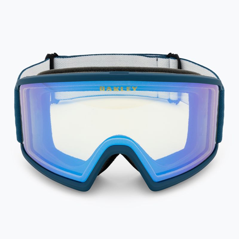 Oakley Target Line poseidon/hi yellow ski goggles 2
