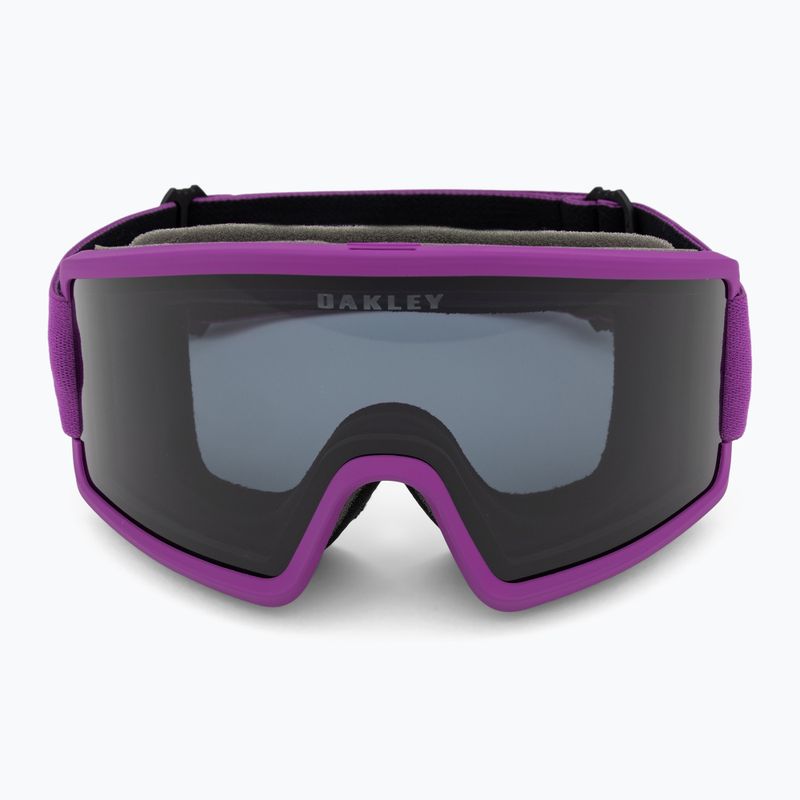 Oakley Target Line ultra purple/dark grey ski goggles 2