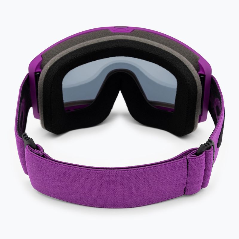 Oakley Target Line ultra purple/dark grey ski goggles 3