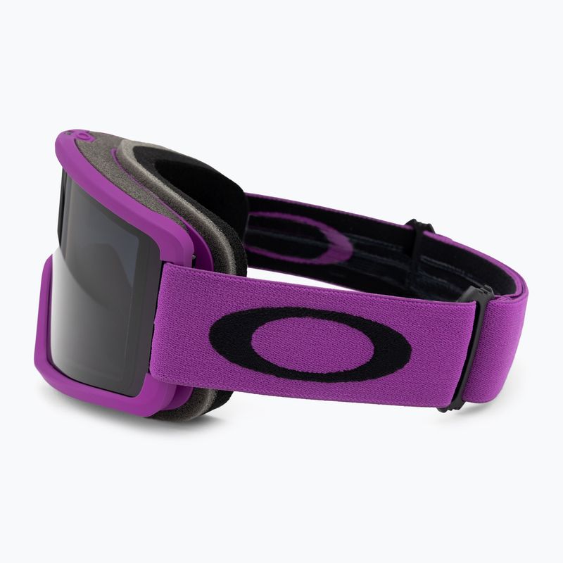 Oakley Target Line ultra purple/dark grey ski goggles 4