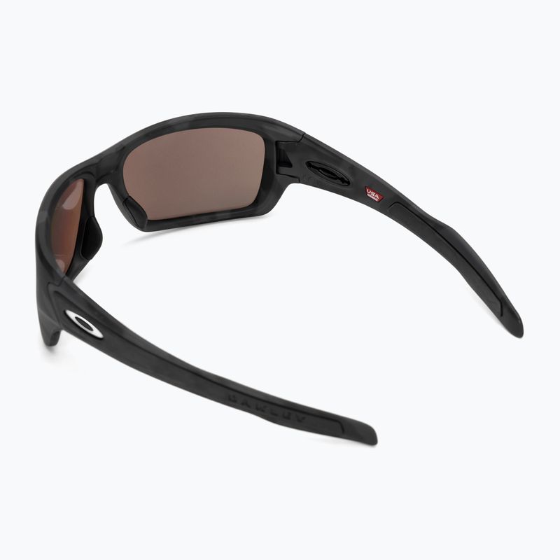 Oakley Turbine matte black camo/prizm deep water polarized sunglasses 2