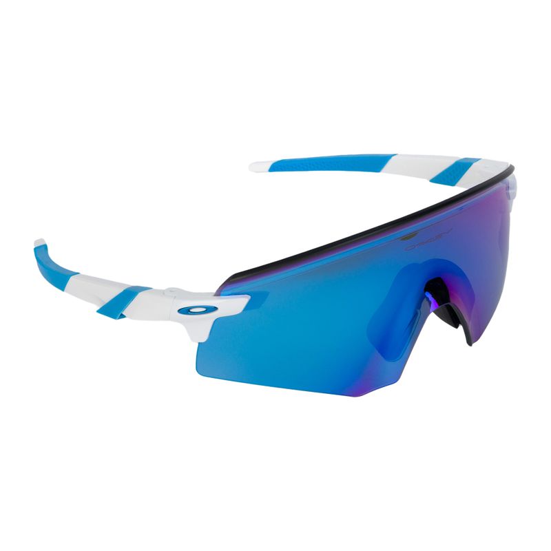 Oakley Encoder polished white/prizm sapphire cycling glasses 0OO9471