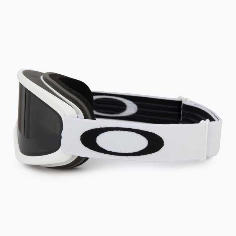 Oakley O-Frame 2.0 Pro S matte white/dark grey ski goggles 4