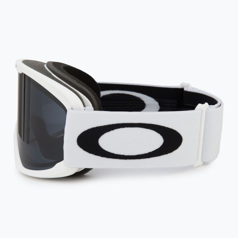Oakley O-Frame 2.0 Pro L matte white/dark grey ski goggles 4