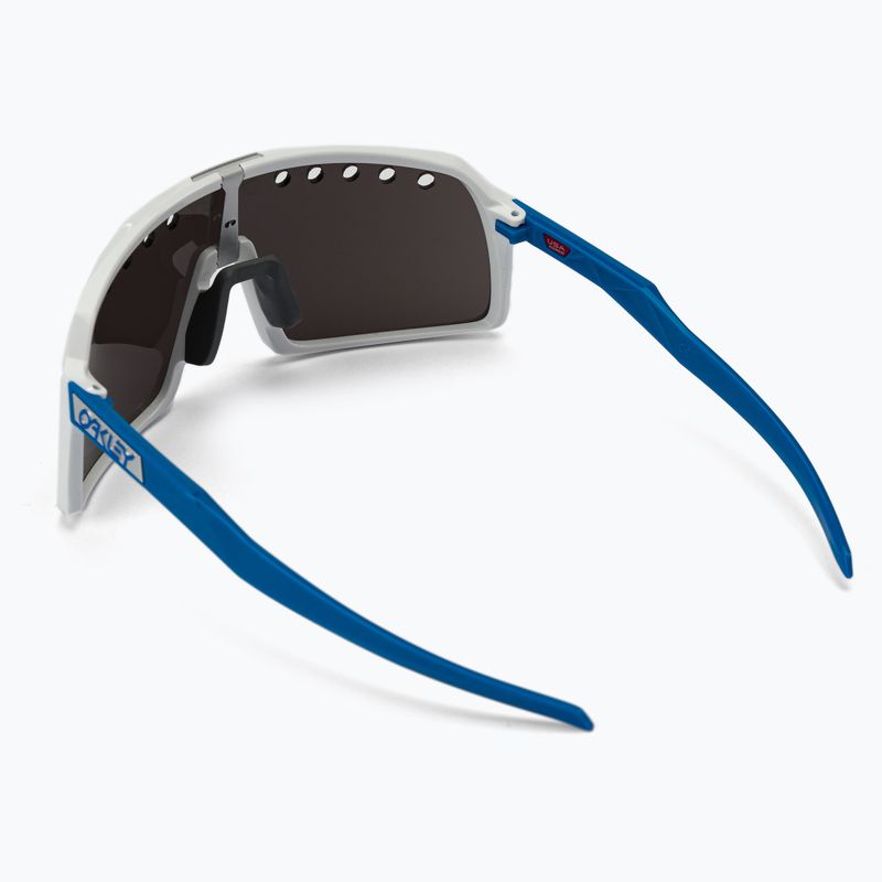 Oakley Sutro polished white/prizm black cycling glasses 0OO9406 2