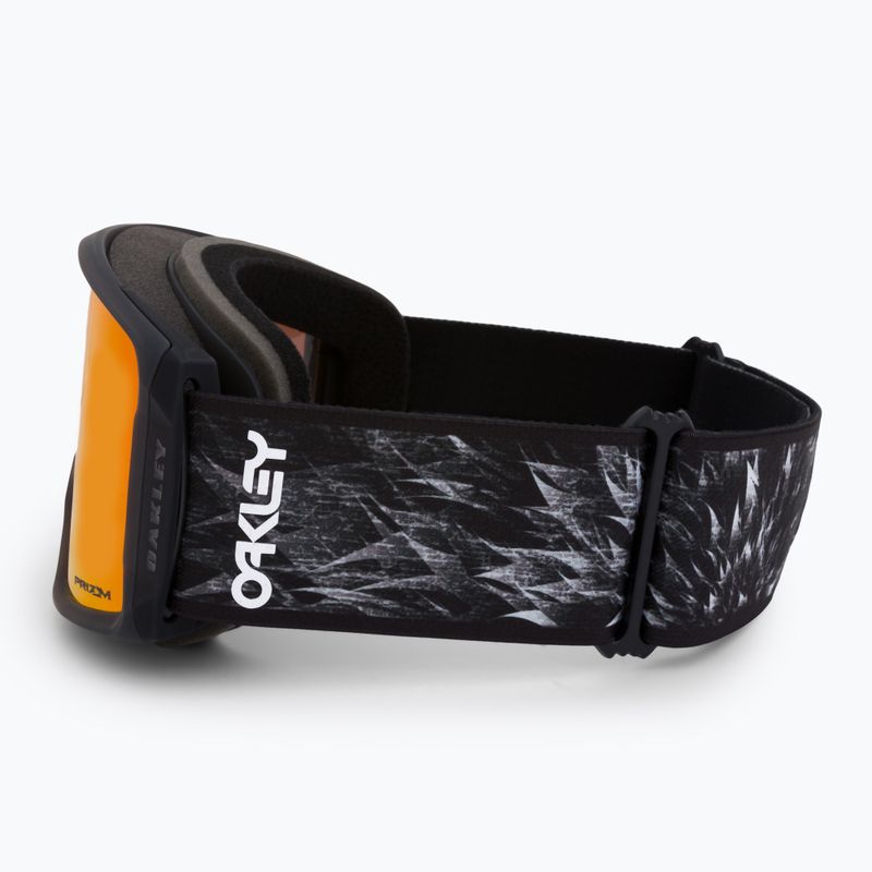 Oakley Line Miner black blaze/prizm snow torch iridium ski goggles OO7070-B4 4