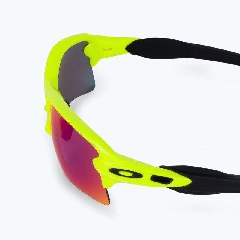Oakley Flak 2.0 XL tennis ball yellow/prizm road sunglasses 0OO9188 4