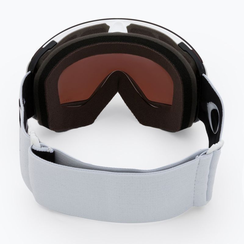 Oakley Flight Deck matte white/prizm rose gold iridium ski goggles OO7050-C2 3