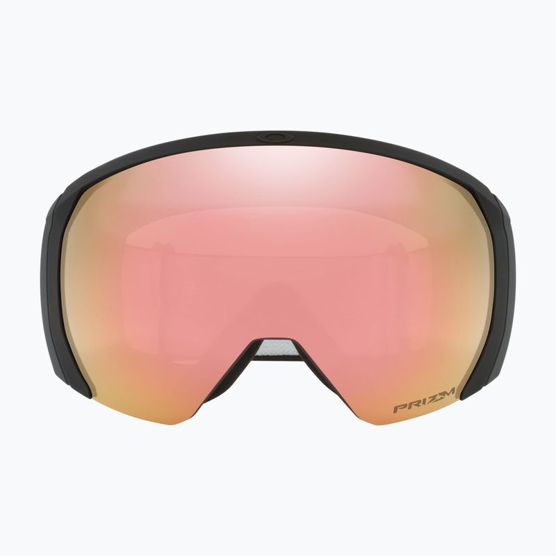 Oakley Flight Path L matte black/prizm rose gold iridium ski goggles 6