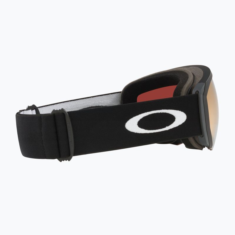 Oakley Flight Path L matte black/prizm rose gold iridium ski goggles 9