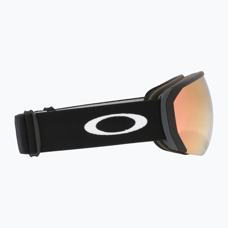 Oakley Flight Path L matte black/prizm rose gold iridium ski goggles 10