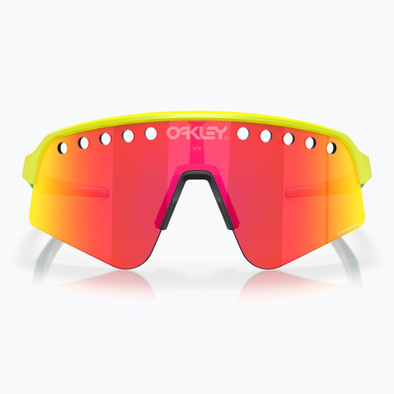 Oakley Sutro Lite Sweep tennis ball yellow/prizm ruby sunglasses 2