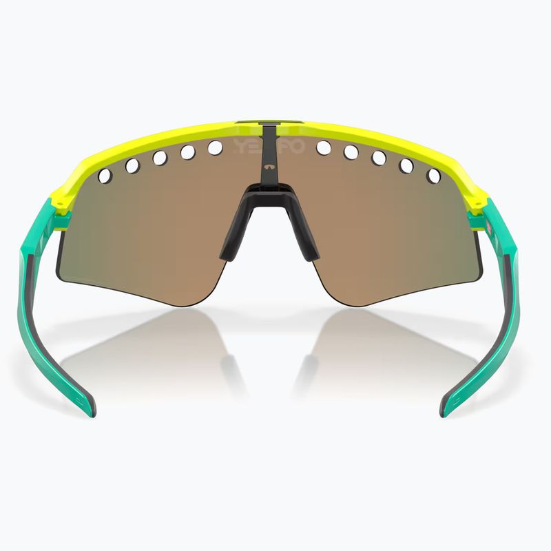 Oakley Sutro Lite Sweep tennis ball yellow/prizm ruby sunglasses 3