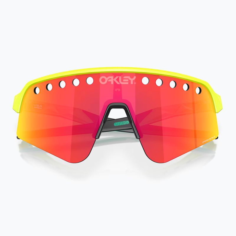 Oakley Sutro Lite Sweep tennis ball yellow/prizm ruby sunglasses 6