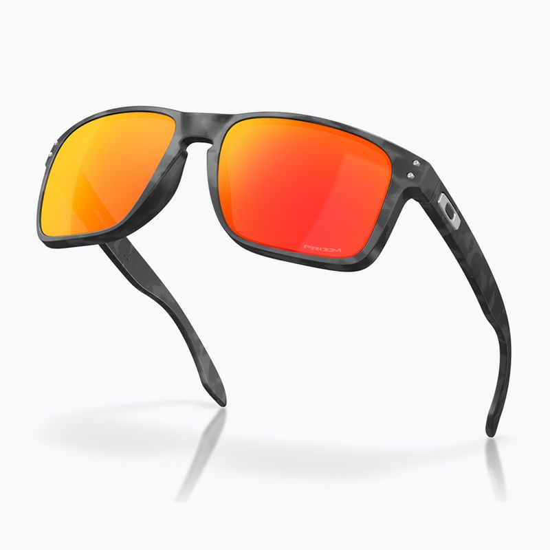 Oakley Holbrook XL matte black camo/prizm ruby sunglasses 3