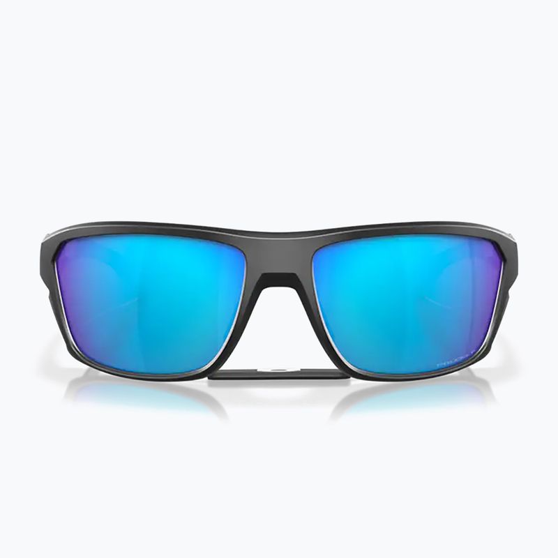 Oakley Split Shot matte black/prizm sapphire polarized sunglasses 9