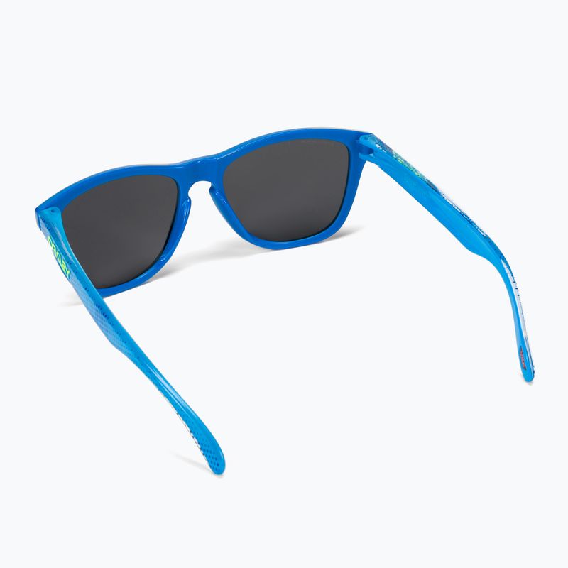 Oakley Frogskins high resolution polished sapphire/prizm black sunglasses 0OO9013 2