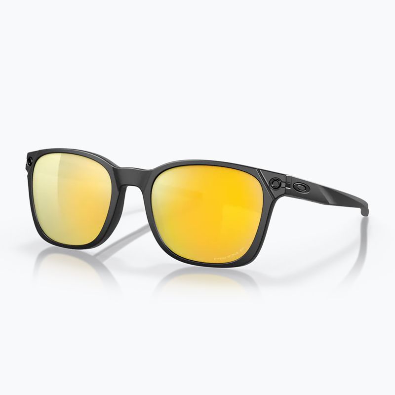 Oakley Ojector matte black/prizm 24k polarized sunglasses 6