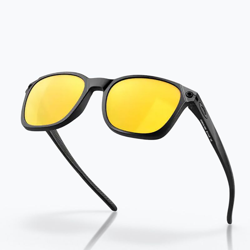 Oakley Ojector matte black/prizm 24k polarized sunglasses 9