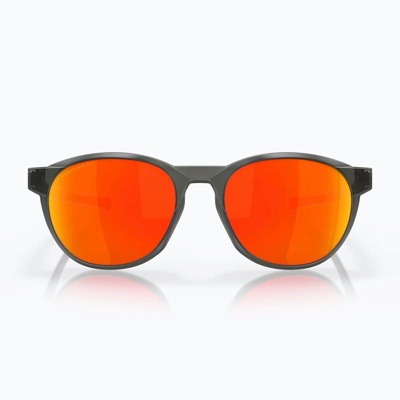 Oakley Reedmace matte grey smoke/prizm ruby fleece sunglasses 2