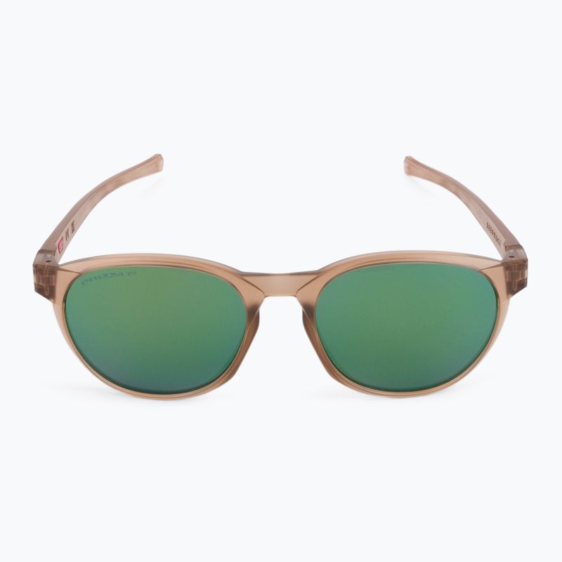 Oakley Reedmace matte sepia/prizm jade polarized sunglasses 0OO9126 3