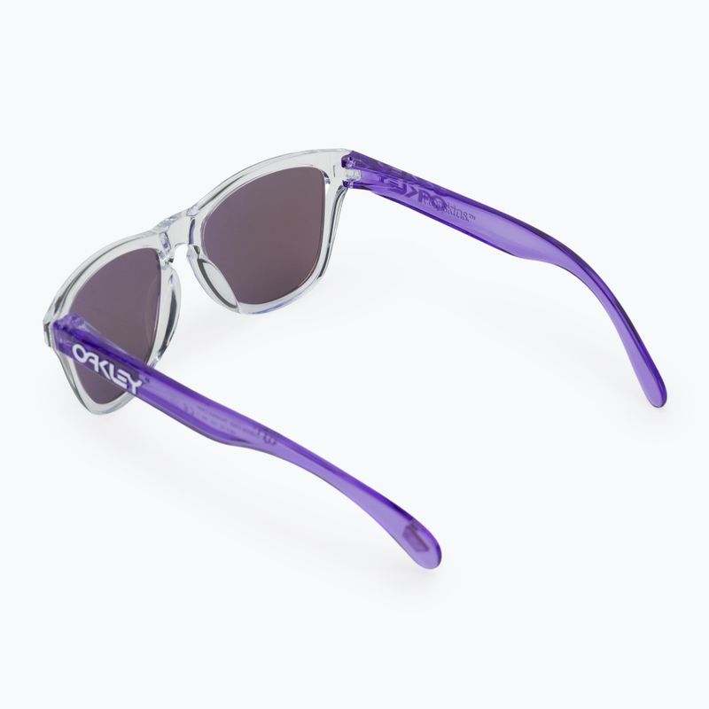 Oakley Frogskins XXS clear/prizm violet children's sunglasses 2