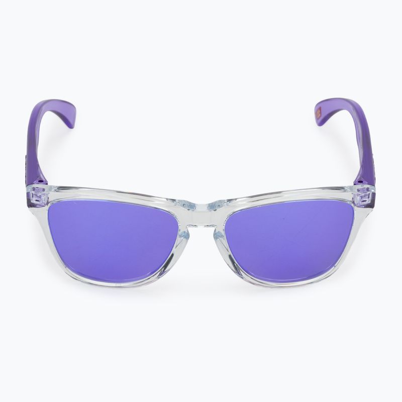 Oakley Frogskins XXS clear/prizm violet children's sunglasses 3