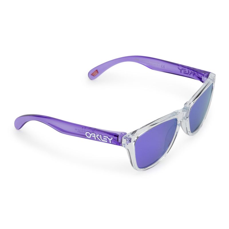 Oakley Frogskins XXS clear/prizm violet children's sunglasses 11