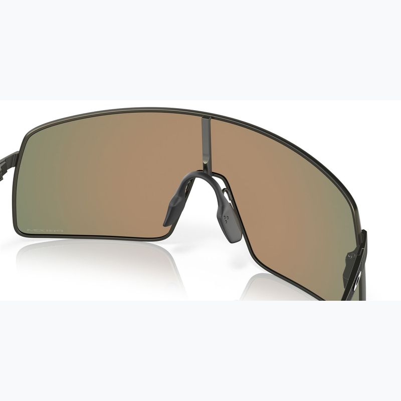Oakley Sutro Ti satin carbon/prizm ruby sunglasses 10