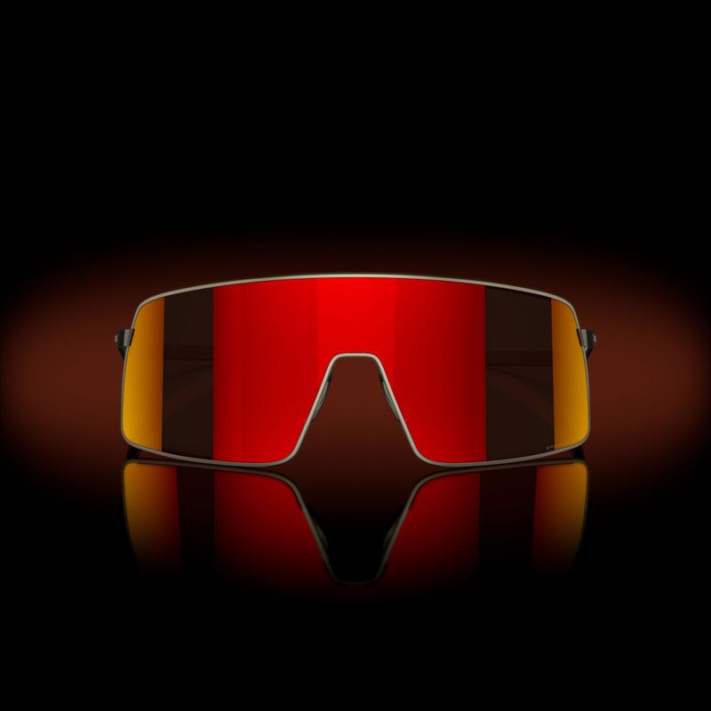 Oakley Sutro Ti satin carbon/prizm ruby sunglasses 11