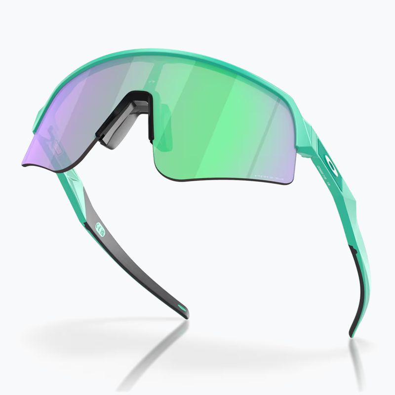 Oakley Sutro Lite Sweep matte celeste/prizm road jade sunglasses 4