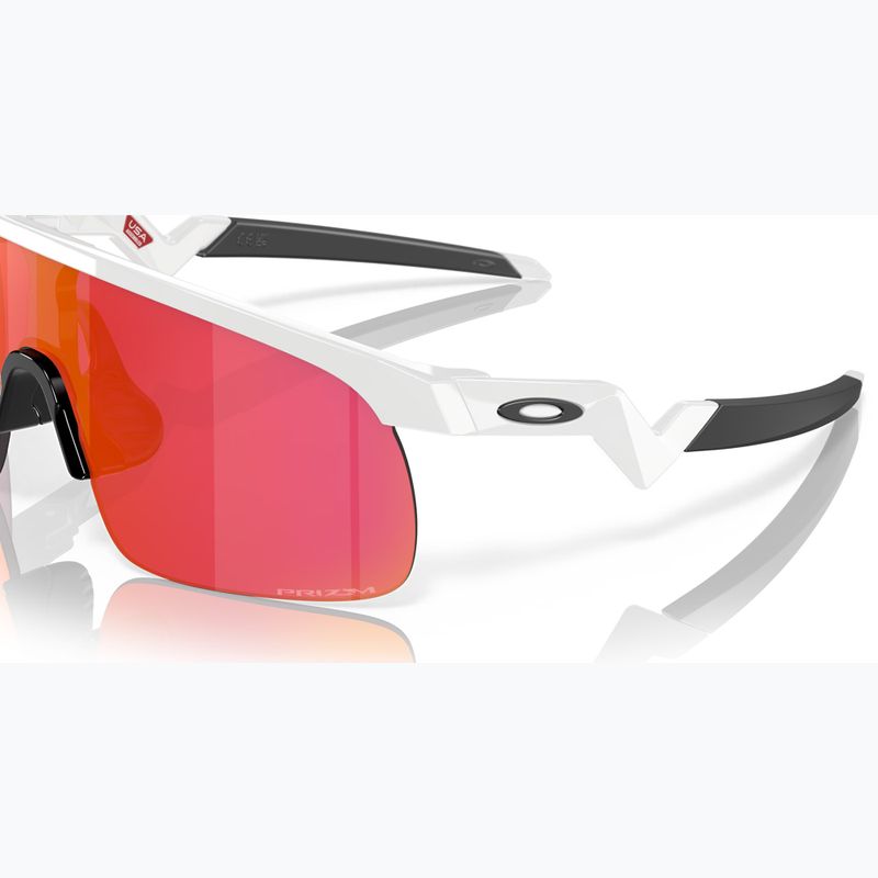 Kids' sunglasses Oakley Resistor PC polished white/Prizm Field 6